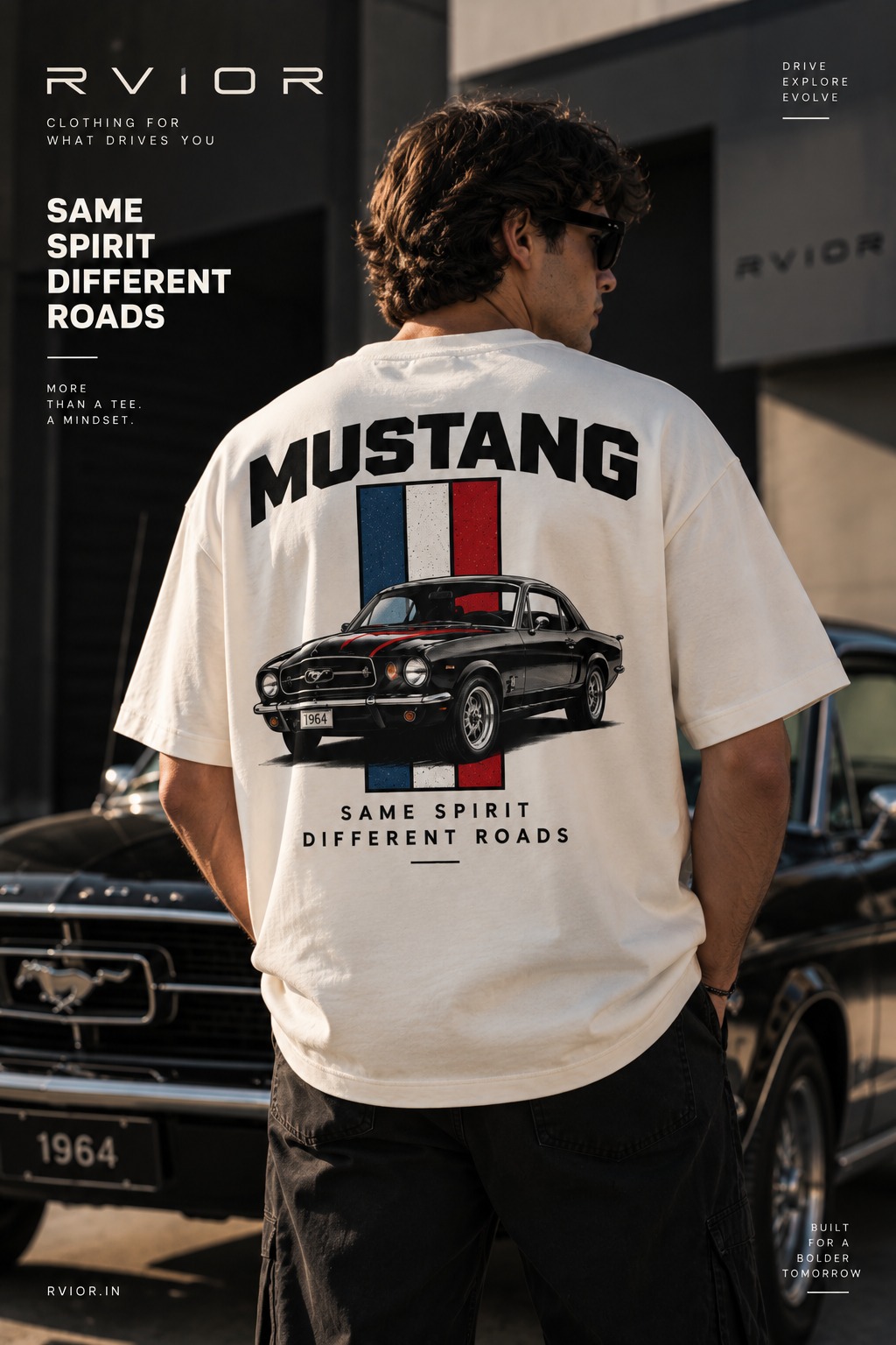 RVIOR SAME SPIRIT OVERSIZED TEE